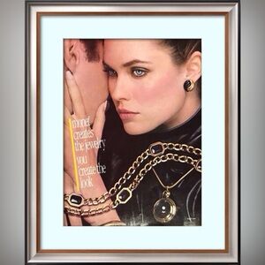 Vintage 1983 “Monet Creates the Jewelry”Advertising Print